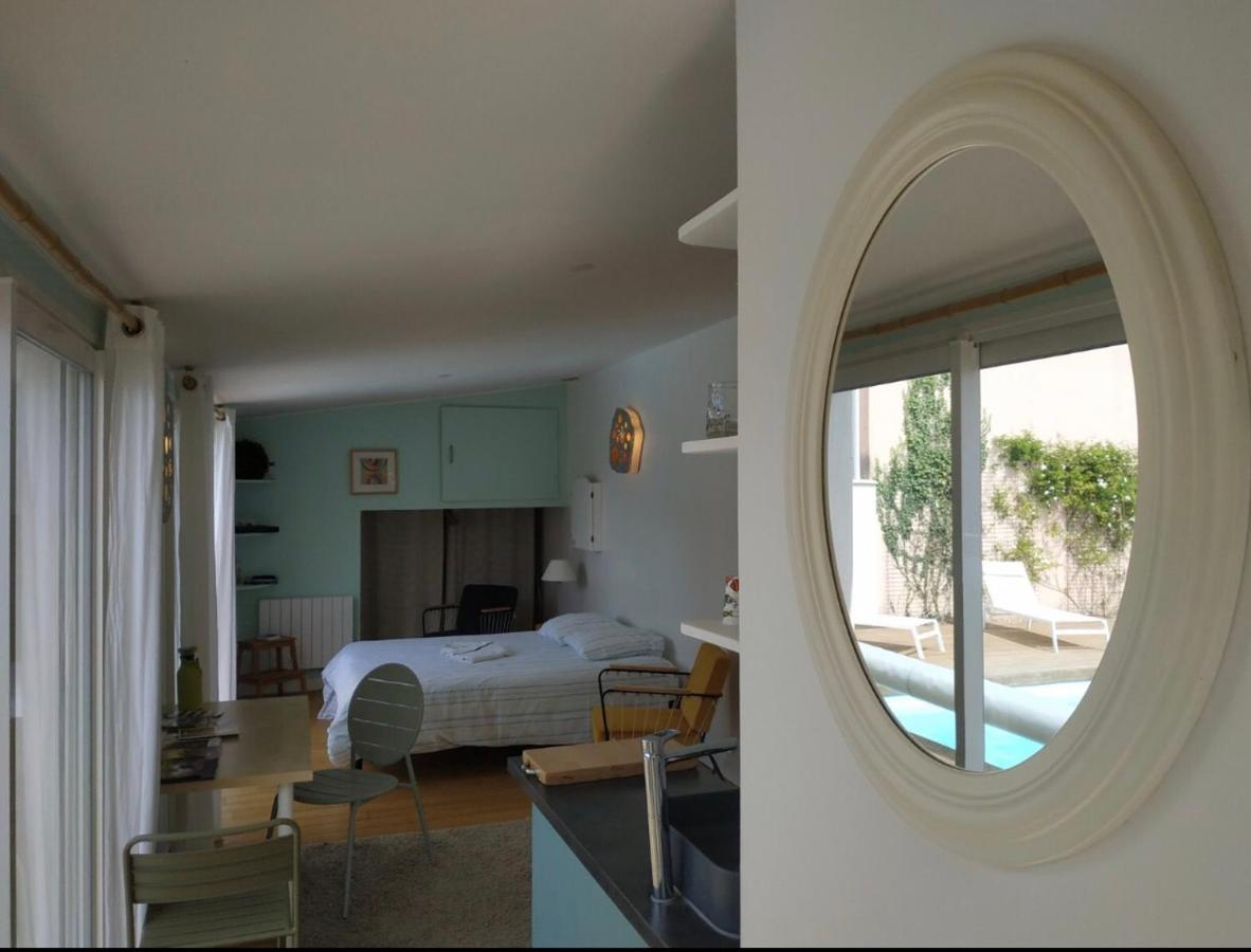 Chambre Studio Independante Au Calme Vue Sur Piscine Teyran Eksteriør billede