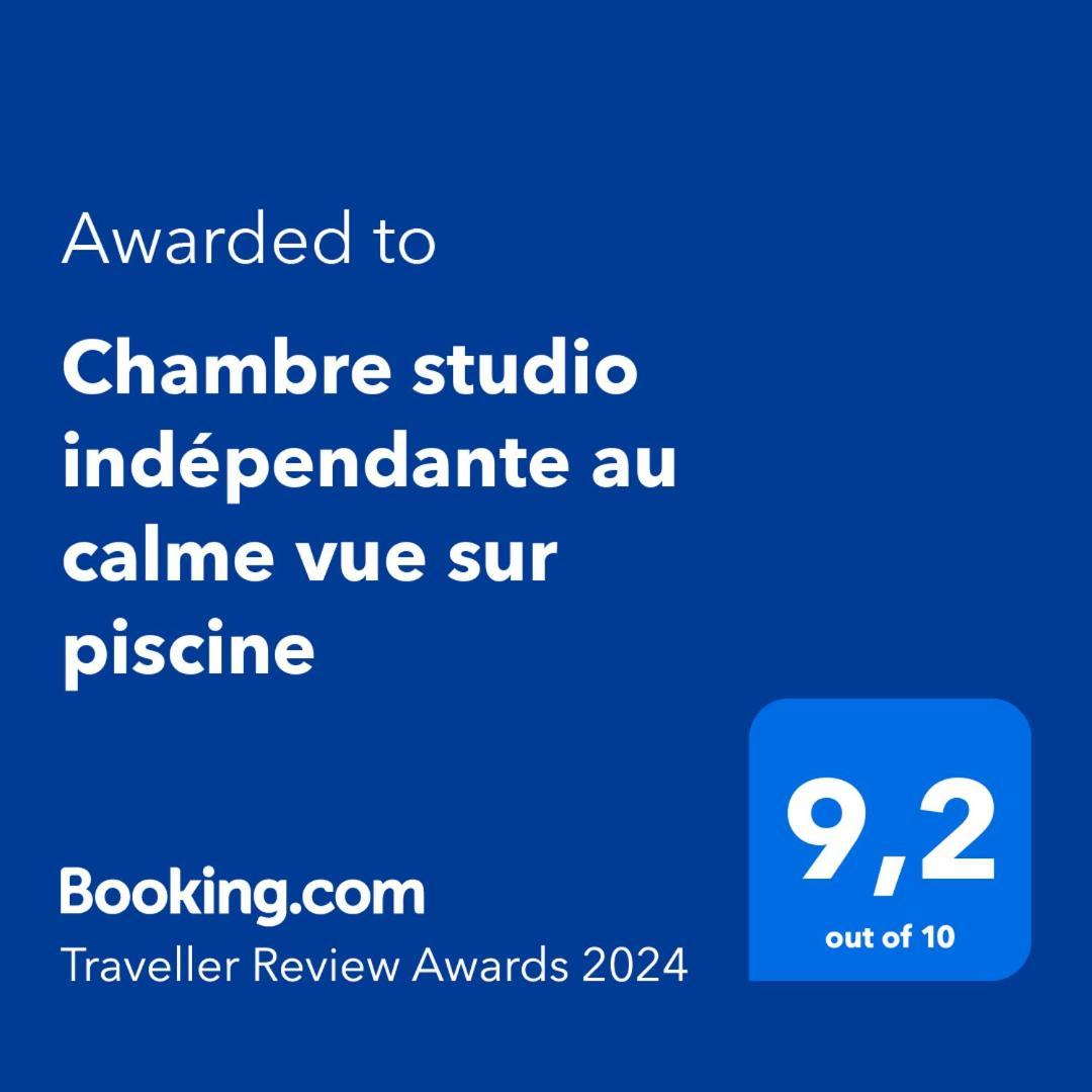 Chambre Studio Independante Au Calme Vue Sur Piscine Teyran Eksteriør billede